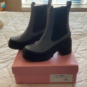 EUC Intentionally Blank Momo Boot Sky Blue